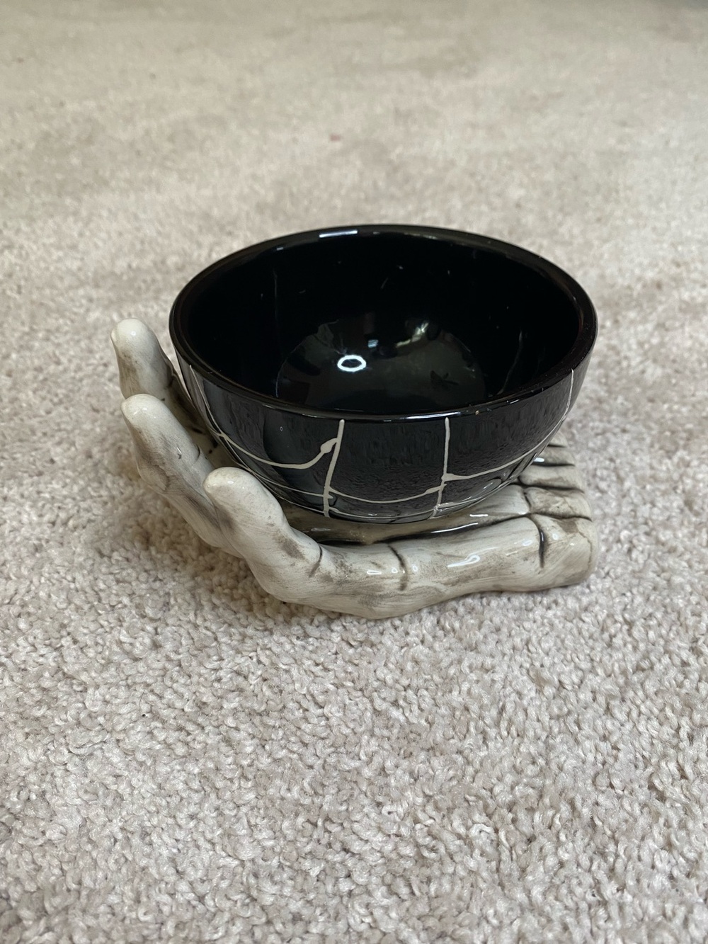 Skeleton Hand Candy Dish